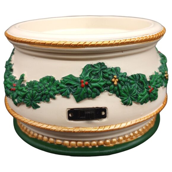 San Francisco Music Box Christmas Holiday Treasures Musical Jar Candle Holder - Picture 5 of 16